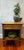 Vintage "By Drexel" Europa Walnut Nightstand | Dovetail Drawer + Original Brass Hardware For Sale In New York - Image 6 of 8