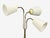 1940s Swedish Modern, Adjustable Floor Lamp, Wood, Brass, Red Lacquer, Sweden, 1940s For Sale - Image 5 of 12