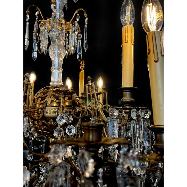 1930s Bohemian Chandelier, Vienna, 1930s For Sale - Image 5 of 18