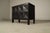 Brutalist Bar Cabinet in Ebonized Oak by Jean Batenburg for MI, Belgium, 1960s For Sale - Image 4 of 17