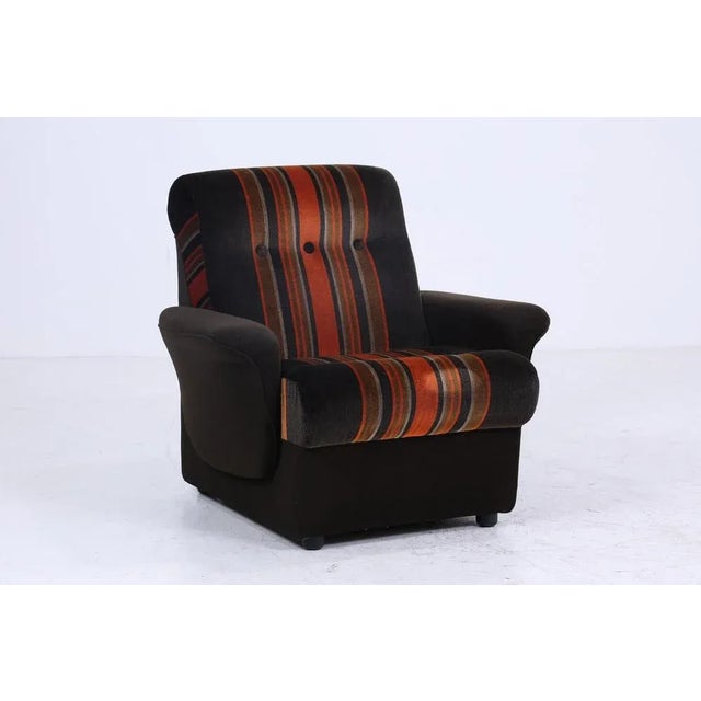 Mid-Century Fabric Armchair, 1960s For Sale - Image 3 of 11