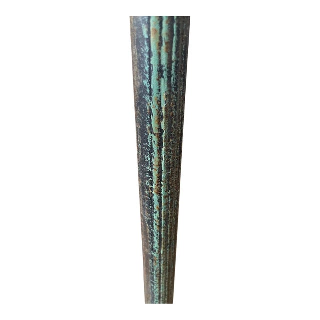 Antique Neoclassical Torchiere Oil Floor Lamps- Set of 2 For Sale - Image 4 of 11