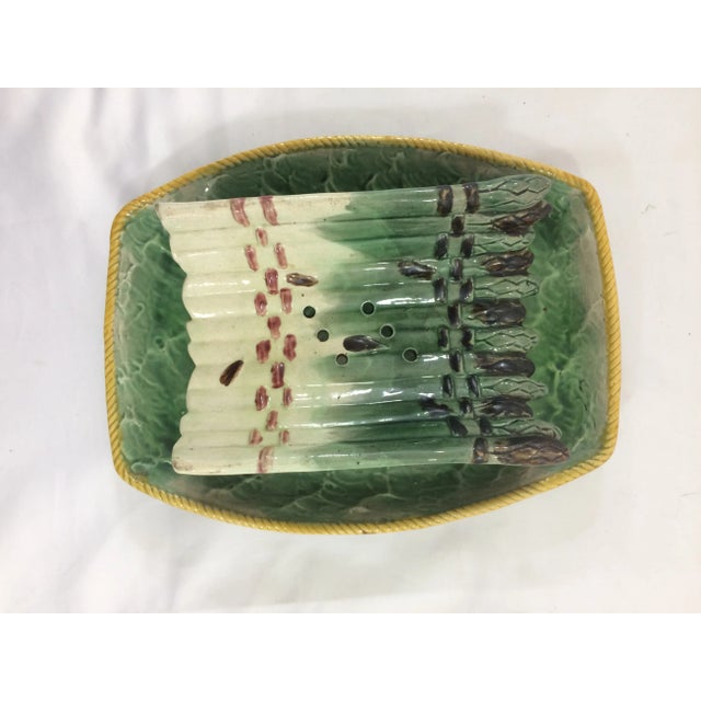 Ceramic French Choisy Le Roi Asparagus Server For Sale - Image 7 of 7