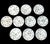 This set of 10 Wedgwood Wild Strawberry lunch plates is a charming addition to any table setting. Made of fine bone china...
