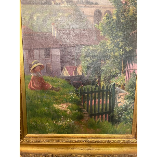 1914 Oil Painting by French Painter G. Gregoire For Sale In Miami - Image 6 of 12