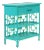Sobe End Table - Turquoise For Sale