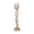 Metal Teresina Gold Ombre Candleholder- Tall For Sale - Image 7 of 11