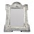 Vintage Tabletop Silverplate Frame With Mirror For Sale