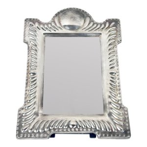 Vintage Tabletop Silverplate Frame With Mirror