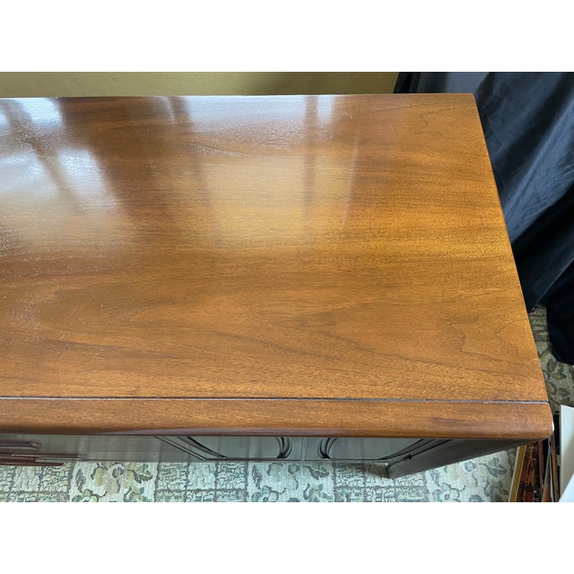 Brown Vintage 1960s Mid-Century Modern Broyhill “Emphasis” Credenza For Sale - Image 8 of 17