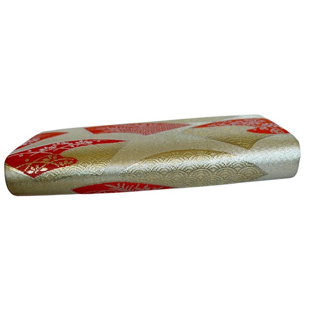 1970s Japanese Kimono Brocade Clutch For Sale - Image 9 of 13