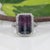2020s 6.3Ct Bi-Color Tourmaline Ring With Natural Diamond Accents in Solid 14k Gold, Size 6.75 For Sale - Image 5 of 9