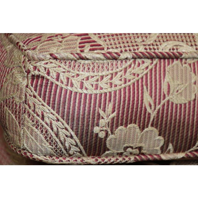 This Superb Pair of Centennial Carved Chippendale Mahogany Square Foot Stools offers a timeless expression of 18th-century...