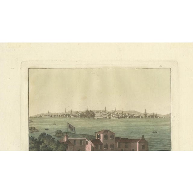 Paper Fumagalli, Boston Harbor View from Castle William, 1827, Paper For Sale - Image 7 of 10