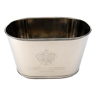 Silver-Plated Wine Cooler, 1940s For Sale