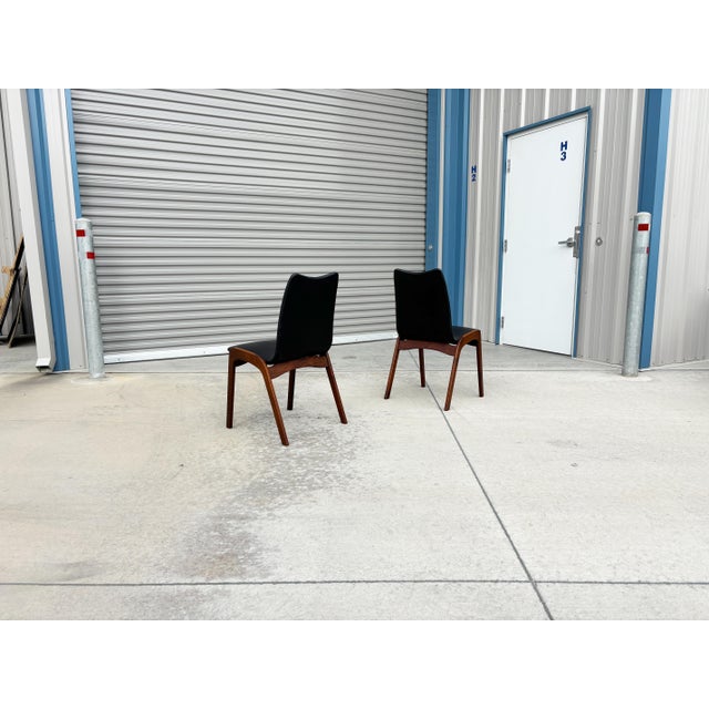 1960s Mid-Century Modern Walnut Dining Chairs by Chet Beardsley For Sale - Image 9 of 13