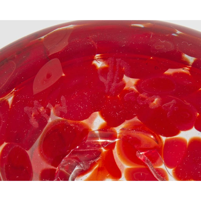 Peter Pelzel 2004 Murano Art Glass Vase For Sale - Image 4 of 7