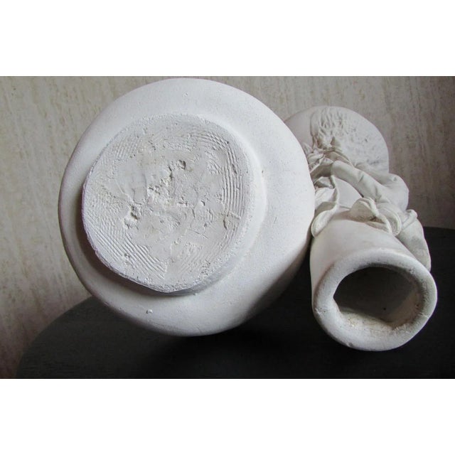 Vintage Plaster Vases, Set of 2 For Sale - Image 4 of 6