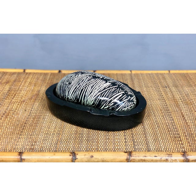 Multiple sculpture by the Italian artist Emilio Scanavino (1922-1986) "Pane con contenitore" (Bread with box) made of...