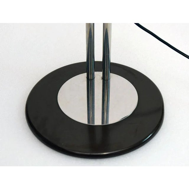 Glass and Metal Table Lamp by Zonca, 1970s For Sale - Image 11 of 12