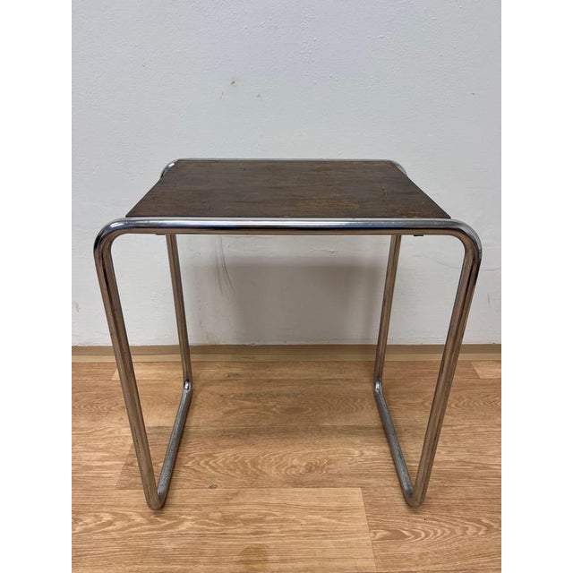 Vintage Bauhaus Chrome Side Table by Marcel Breue, 1930s For Sale - Image 6 of 9