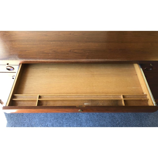 1960s 1960s Mid-Century Modern Edward Wormley for Dunbar Executive Desk For Sale - Image 5 of 13