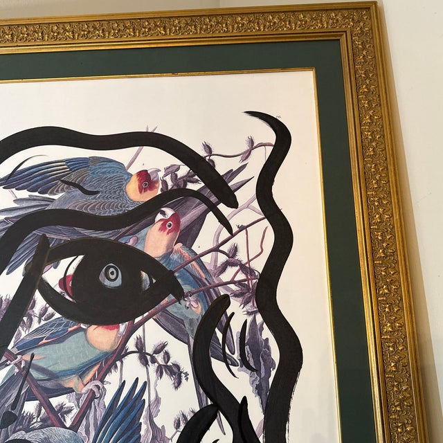 Black 1970s Peter Keil Contemporary Original Black & White Abstract Portrait Painting, Framed For Sale - Image 8 of 12