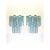 Light-Blue Tronchi Murano Glass Wall Sconces by Simoeng for Simoeng, Set of 2 For Sale - Image 6 of 11