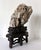 Off-white Rare Chinese Xuan Scholar Stone on Display Stand For Sale - Image 8 of 18
