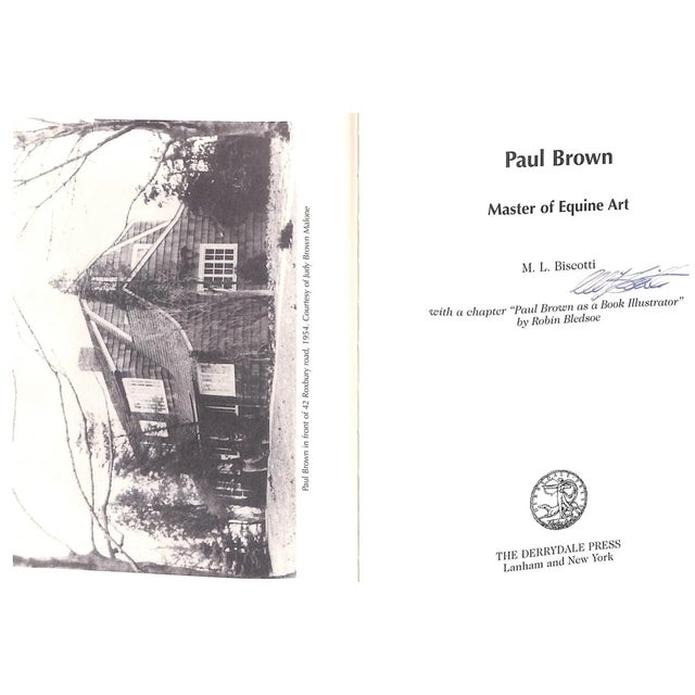 2000 - 2009 "Paul Brown: Master of Equine Art" 2001 Biscotti, M. L. For Sale - Image 5 of 17