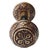 Add a wonderful touch of antique bronze hardware to your favorite door with this pair of American vernacular door knobs...