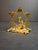 1970s Vintage 1970s Copa Brazil Brutalist Star of David Brass & Amethyst Sculpture For Sale - Image 5 of 6