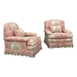 Brunswick and Fils Club Chairs, a Pair For Sale