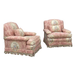 Brunswick and Fils Club Chairs, a Pair For Sale