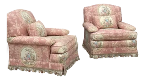 Brunswick and Fils Club Chairs, a Pair