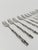 Vintage Dessert Cutlery in Silver-Plated Faux Bamboo, Italy, 1960s, Set of 51 For Sale - Image 6 of 18