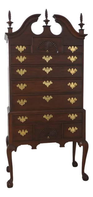 Henkel Harris Mahogany Spnea Tall Highboy