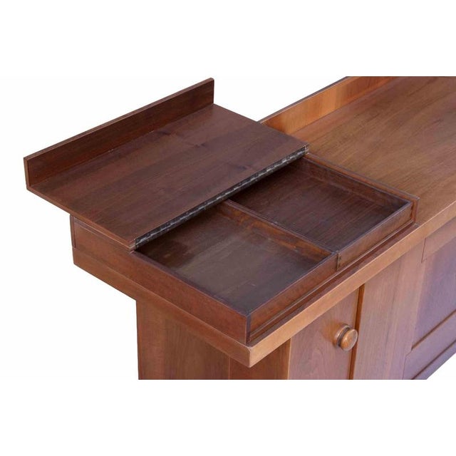 1960s Walnut Cupboard by Silvio Coppola for Bernini, Italy, 1960s For Sale - Image 5 of 11