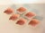 2000 - 2009 Darling Coastal Pink & White Ceramic Bowl Set- 7 Pieces For Sale - Image 5 of 9