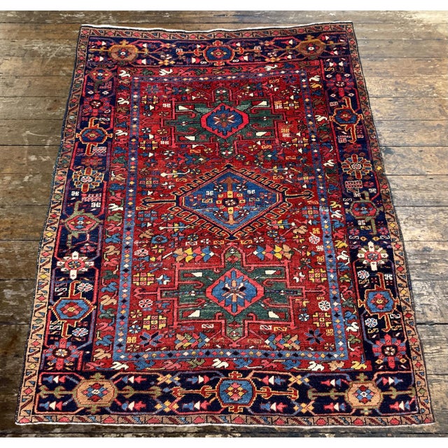 Antique Heriz Rug, 1890s For Sale - Image 4 of 18