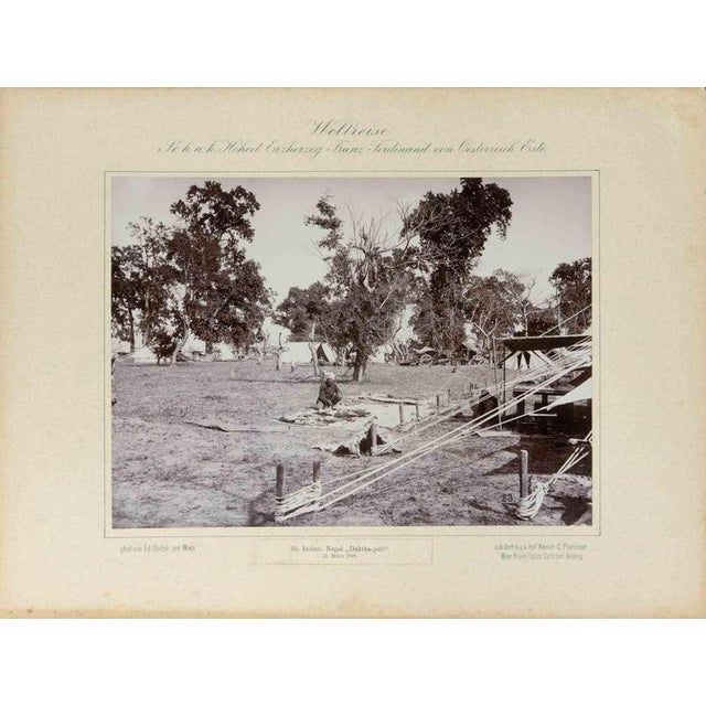 Indien - Nepal, Dakota Poli is a vintage black and white photograph. It is part of a journey to Asia performed by prince...