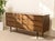 Vintage Mid-Century Modern Walnut Nine-Drawer Dresser For Sale - Image 4 of 12