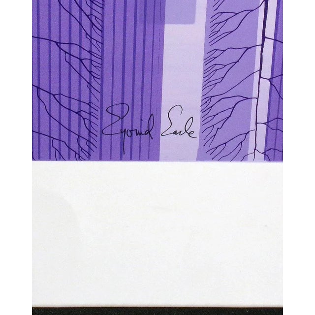 Impressionist Eyvind Earle "Central Park" Hand Signed Serigraph Fine Art New York For Sale - Image 3 of 6