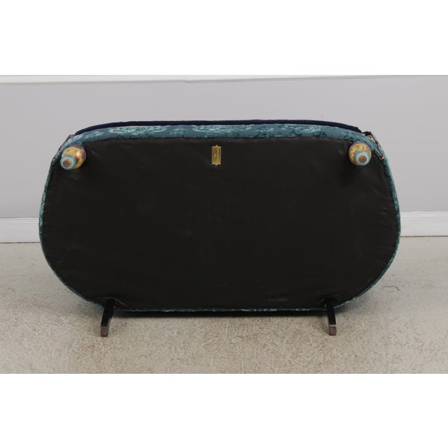 Mackenzie Childs Whimsical Upholstered Loveseat Settee For Sale - Image 16 of 18