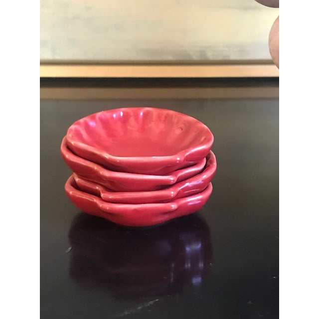 Vintage Emile Henry Shell Shaped Bowls Set of 4 Chairish