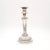 An English Sheffield plate Regency period candlestick, circa 1820.