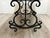 1980s Wrought Iron Wood Dining Table For Sale - Image 5 of 11