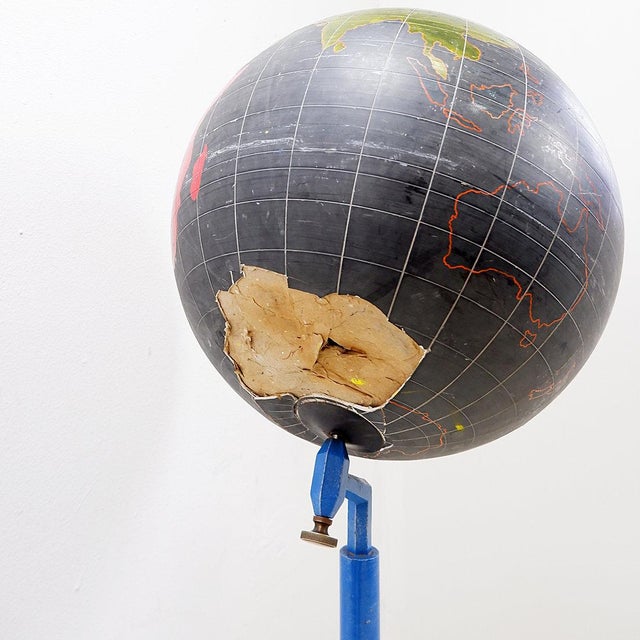 Large Globe Floor Stand by Ludo Verbeke, 1950s For Sale - Image 9 of 14