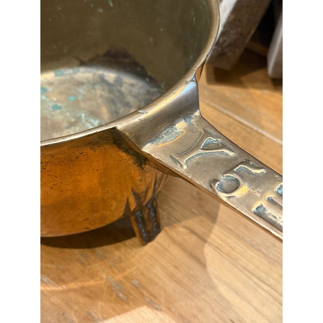Bronze Antique 17th Century English Bronze Tripod Skillet / Apothecary Pan For Sale - Image 8 of 11
