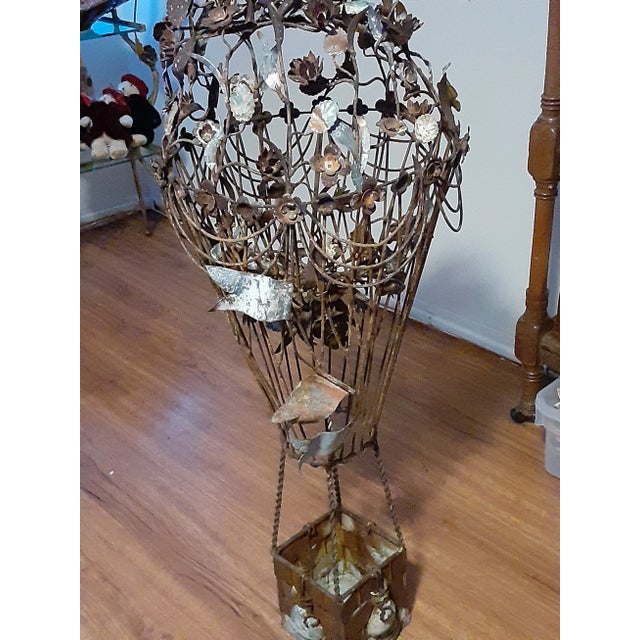 French Provincial 19th Century French Estate Metal Balloon For Sale - Image 3 of 9